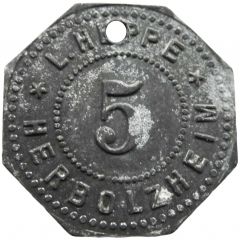 5 Pfennig - Herbolzheim L. Heppe