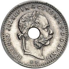 10 Francs / 4 Forint - Francis Joseph I Pattern