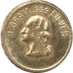 1 Gram Silver Washington Bullion Round
