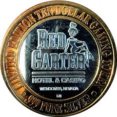 10 Dollar Gaming Token - Red Garter Wendover, Nevada