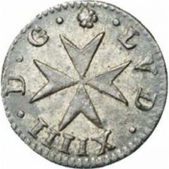 Liard with cross of the Order of the Holy Spirit - Louis XIV