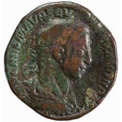Sestertius - Severus Alexander P M TR P VI COS II P P S C, Pax