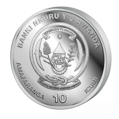 10 Amafaranga Elephant, silver