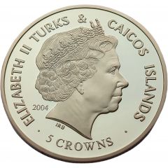 5 Crowns-Elizabeth II The Sceptre, Gold Plated