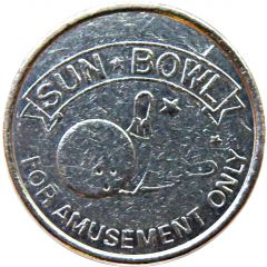Game Token - Bowling Sun Bowl