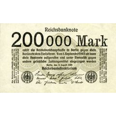 200 000 Mark Reichsbanknote
