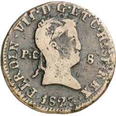 8 Maravedis - Fernando VII Pamplona mint