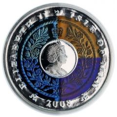 1 Crown - Elizabeth II 4th portrait, Four Elements