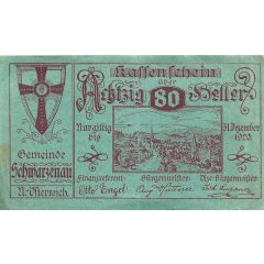 80 Heller Schwarzenau