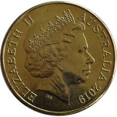 1 Dollar - Elizabeth II 4th Portrait - The Great Aussie Coin Hunt - Letter E