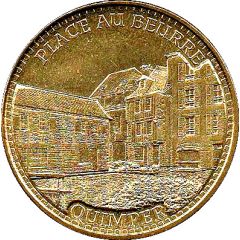 Monnaie de Paris Tourist Token - Quimper La place au Beurre