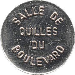 Token - Salle de quilles du boulevard La Baie, Québec