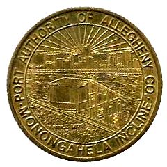 Token - Port Authority of Allegheny Co Pittsburgh, Pennsylvania