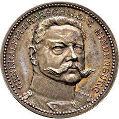 Medal - Field Marshal von Hindenburg and the first World War
