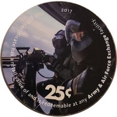 25 Cents - AAFES Gift Certificate 16B25