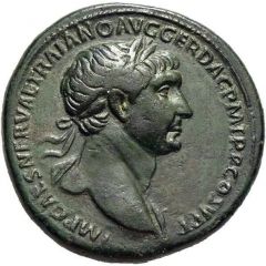 Sestertius - Trajan S P Q R OPTIMO PRINCIPI S C, Ceres