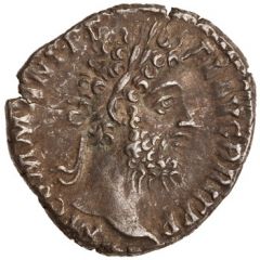 Denarius - Commodus APOL MONET P M TR P XV COS VI, Apollo