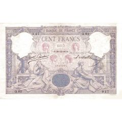 100 Francs - Bleue & rose type 1888