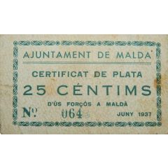 25 Céntimos Maldà