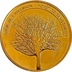 Jeton touristique - Fonderie Saint Luc - Rambouillet - Chêne de l`Ascension