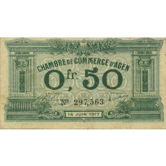 50 Centimes - Chambre de Commerce d`Agen [47]