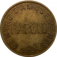 Token - Harold Amusement Centre