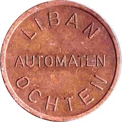 Vending Machine Token - Liban Automaten Ochten