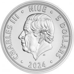 5 Dollars - Charles III Czech Lion