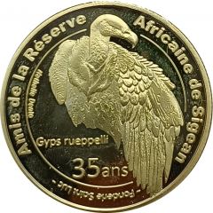 Jeton touristique - Fonderie Saint Luc - Sigean - Amis de la réserve africaine Rapace