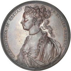 Medal Escape of Princess Clementina, bronze