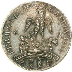 8 Reales Supreme National Congress of America - Insurgent coinage
