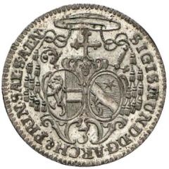 3 Kreuzers - Sigismund von Schrattenbach