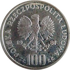 100 Zlotys Generał Władysław Sikorski