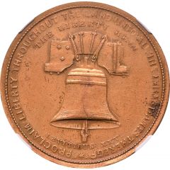 Dollar - U.S. Centennial Exposition Liberty Bell, Independence Hall