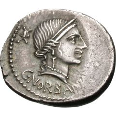 Denarius Norbana: Gaius Norbanus, C•NORBANVS