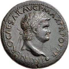 Sestertius - Nero DECVRSIO S C