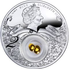 2 Dollars - Elizabeth II Golden Lucky Hen