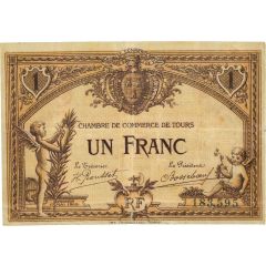 1 Franc - Chambre de Commerce de Tours 37