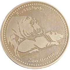 Medal - Berlin Zoo Flusspferde