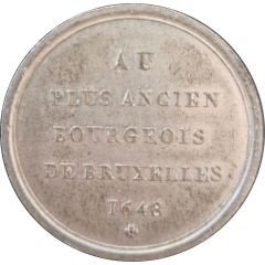 Medal - Au plus ancien bourgeois de Bruxelles 1648