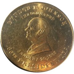 Token - Lyndon B. Johnson Inaugurated