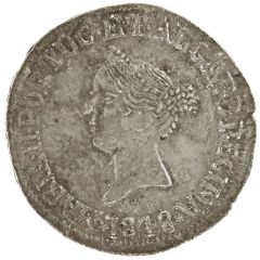 RUPIA - Maria II Big bust, Goa Mint