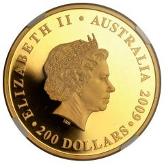 200 Dollars - Elizabeth II 4th Portrait - Koala - Gold Bullion Coin
