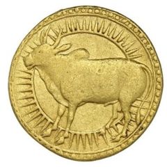 1 Mohur - Jahangir Taurus - Agra mint
