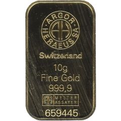 10 Gram Gold Argor-Heraeus