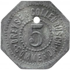 5 Pfennig - Sömmerda Dreyse and Collenbusch