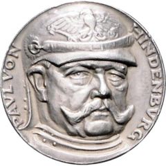 Medal - Paul von Hindenburg - Christmas on the Battlefield