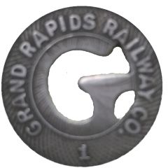 1 City Fare - Grand Rapids Railway Co. Grand Rapids, Michigan