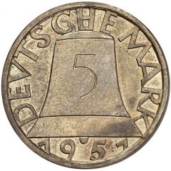 5 Deutsche Mark Pattern