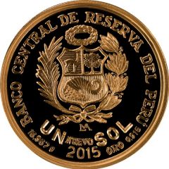 1 Nuevo Sol 450 years Casa Nacional de Moneda